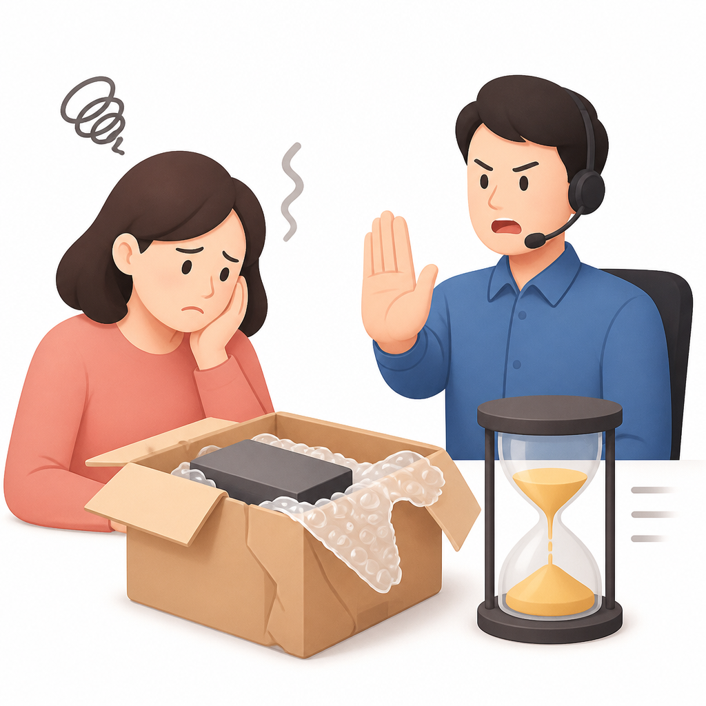 반품 방해