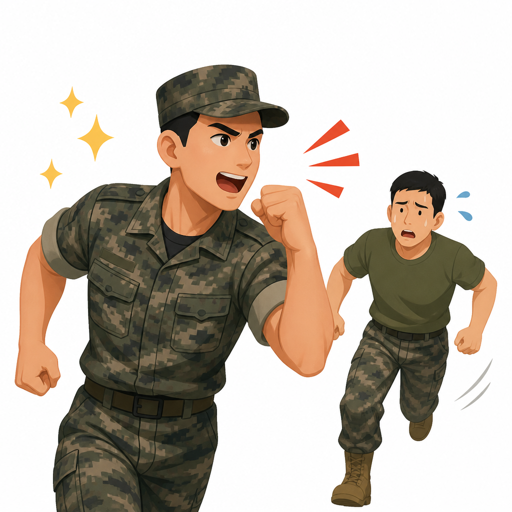 새끼... 기합!