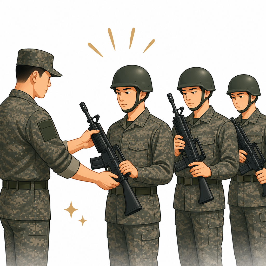 총기수여식