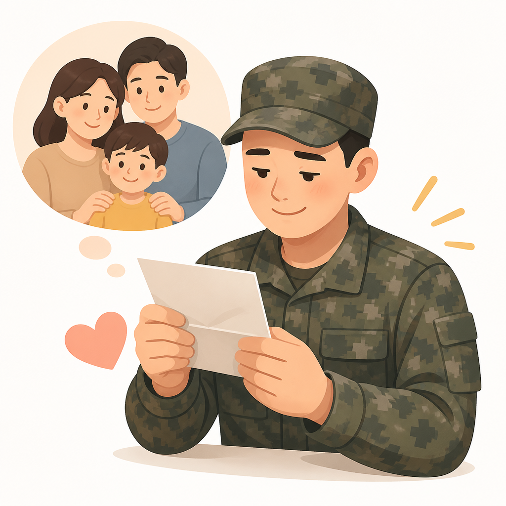 훈련소 편지